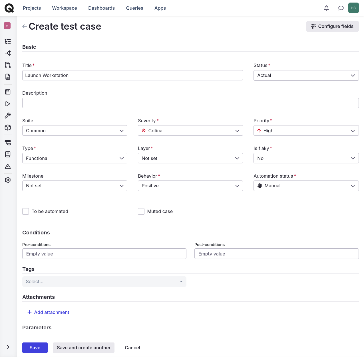 Launch Workstation Test 1
